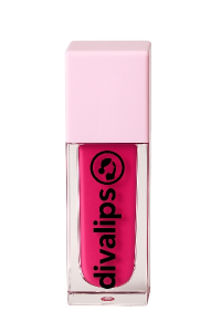 Divalips hot pink matte liquid lipstick bottle