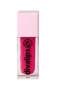 Divalips hot pink matte liquid lipstick bottle