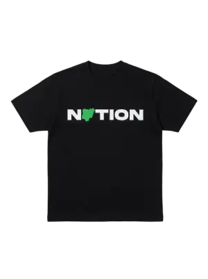 Nation by DTV Black T-Shirt Xaviey Davrel TV merch Nigeria